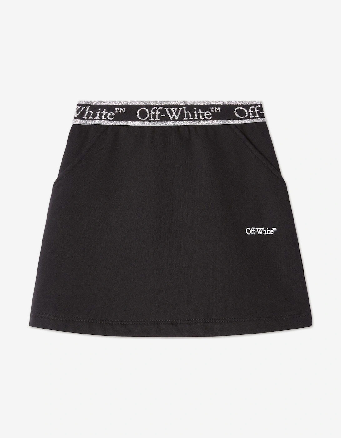 Girls Bookish Logoband Skirt in Black, 4 of 3