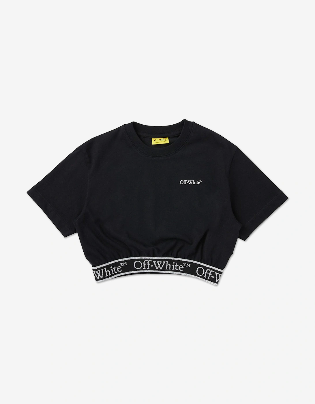 Girls Bookish Logoband Crop Top in Black, 4 of 3