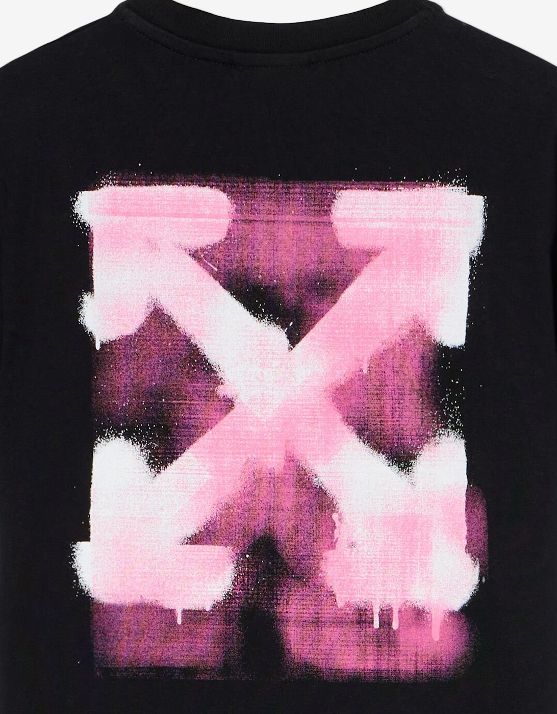Girls Arrow Spray T-Shirt in Black