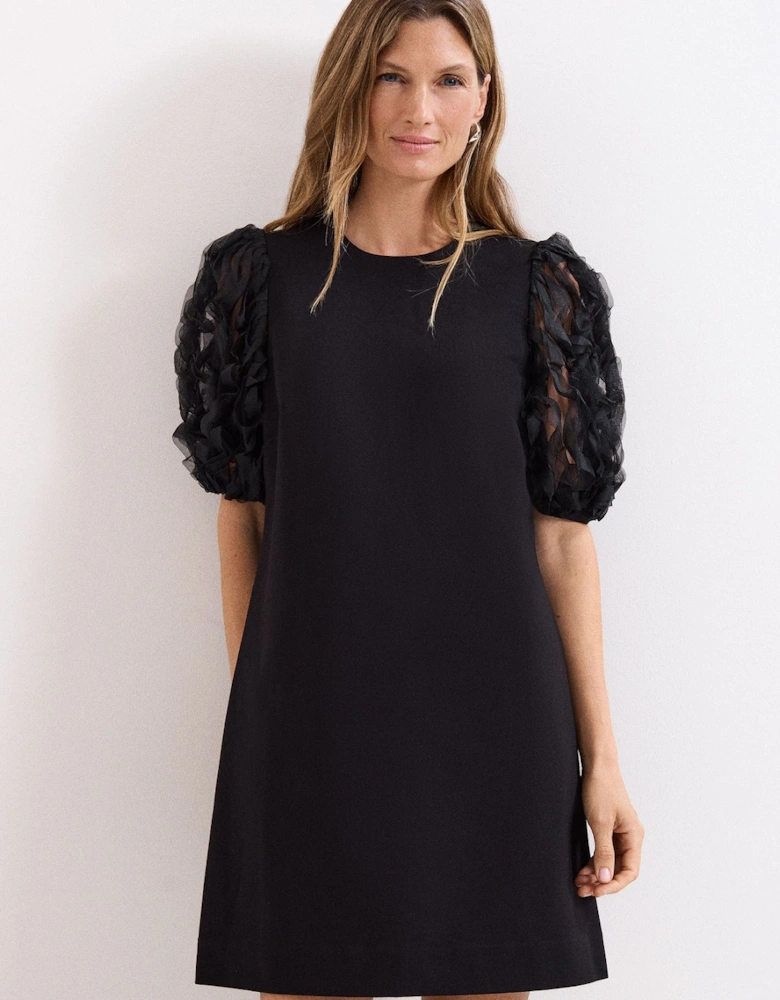 Aida Black Shift Dress