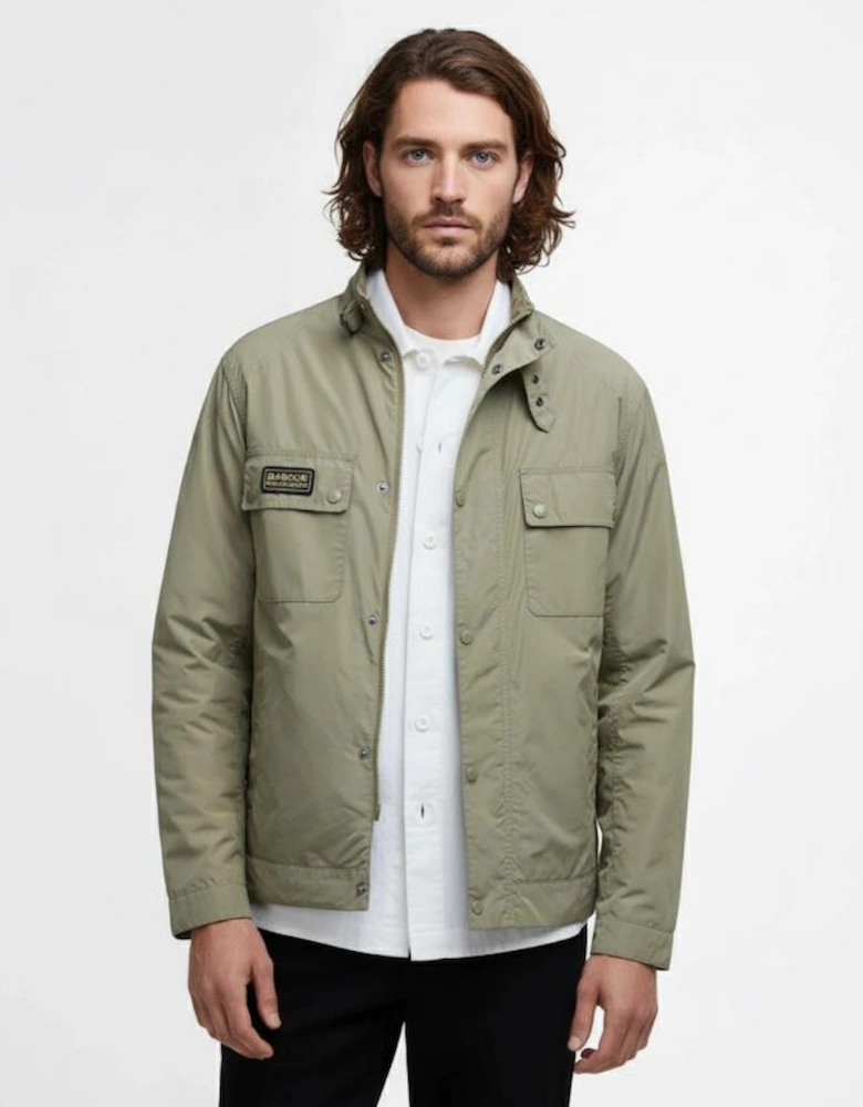 Merton Shell Mens Showerproof Jacket - Bleached Olive