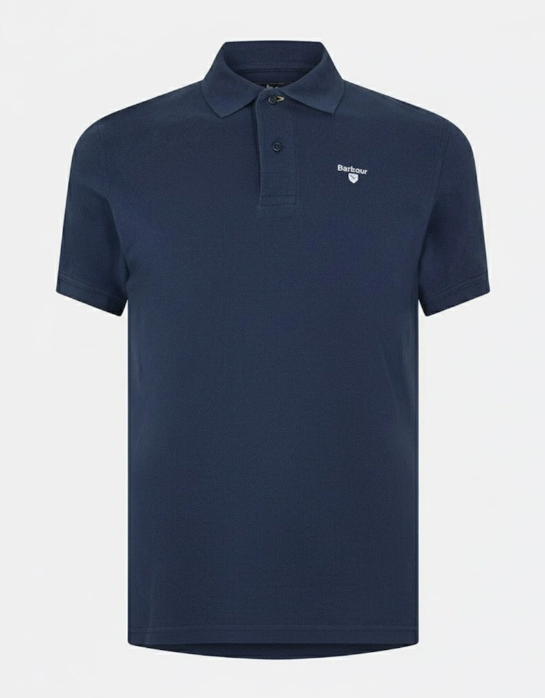 Mens Sports Polo Shirt - New Navy