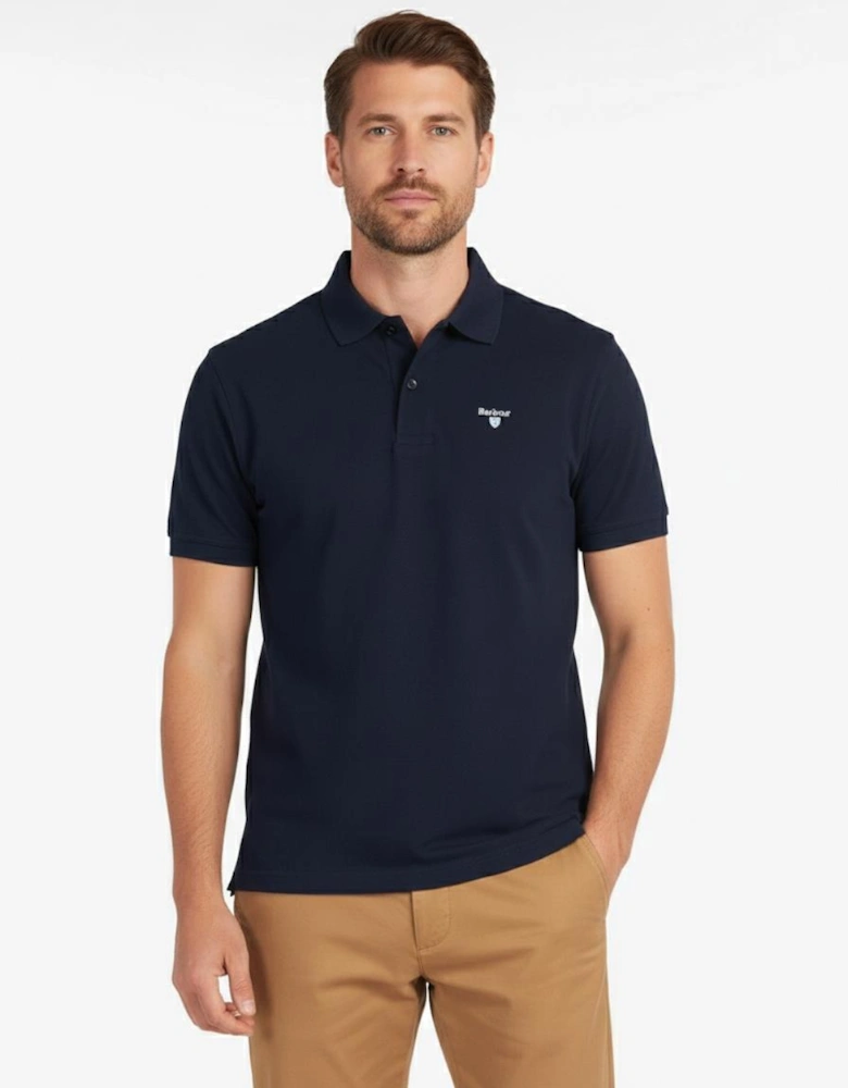 Mens Sports Polo Shirt - New Navy