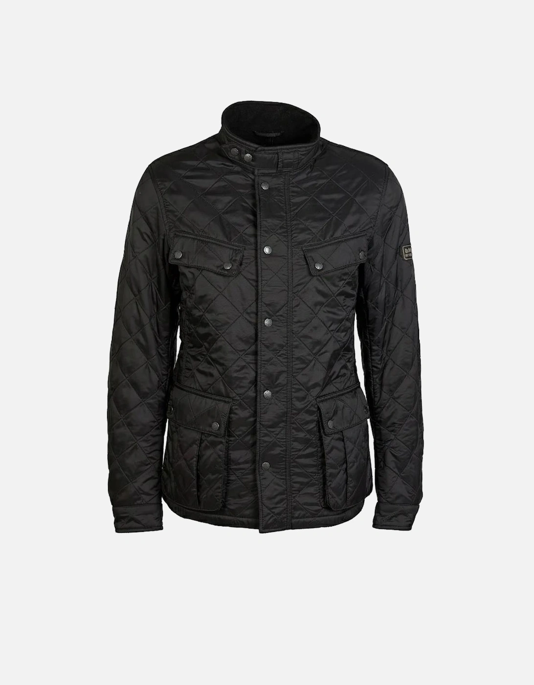 Men's Barbour International Ariel Mens Polarquilt Jacket - Black - Size: 44/Regular