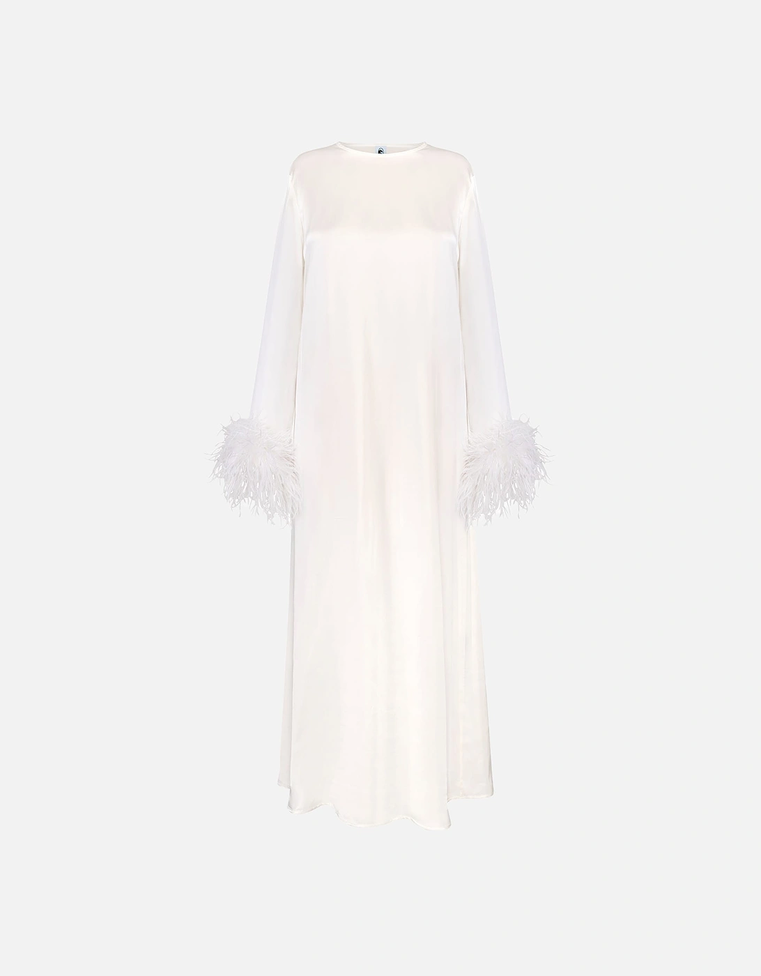 Suzi Maxi Dress With Detachable Feathers, 2 of 1