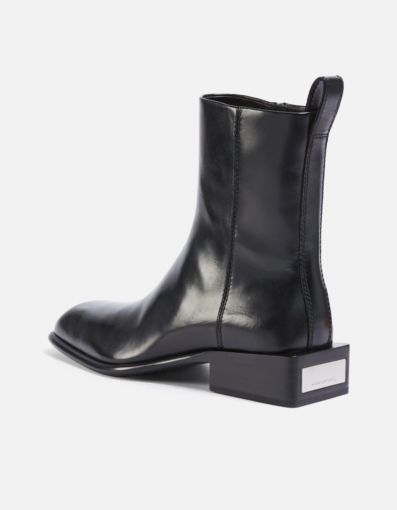 Throttie Leather Ankle Boots