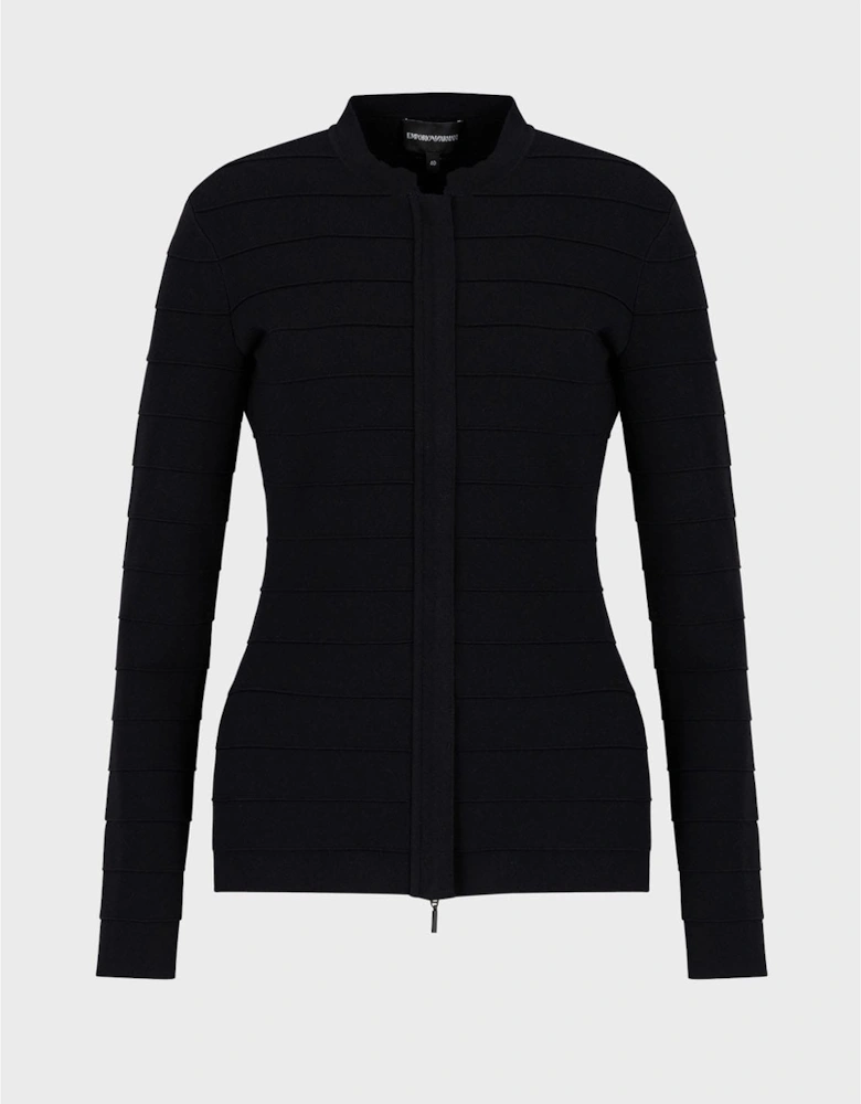 Cotton Crew Neck Jacket