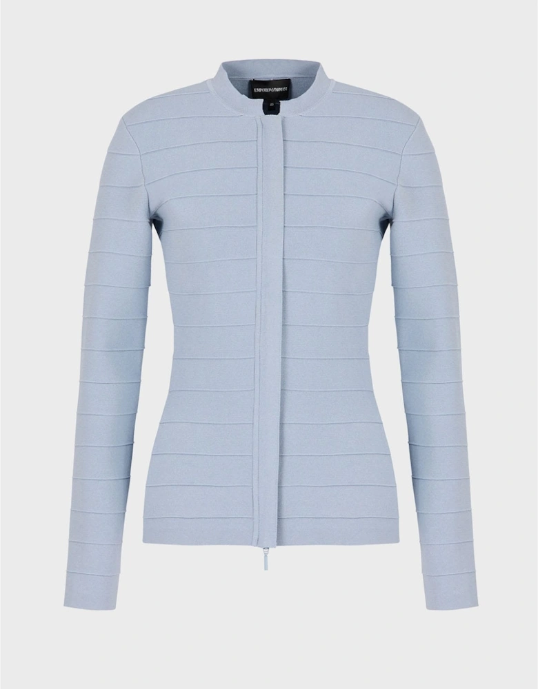 Cotton Crew Neck Jacket