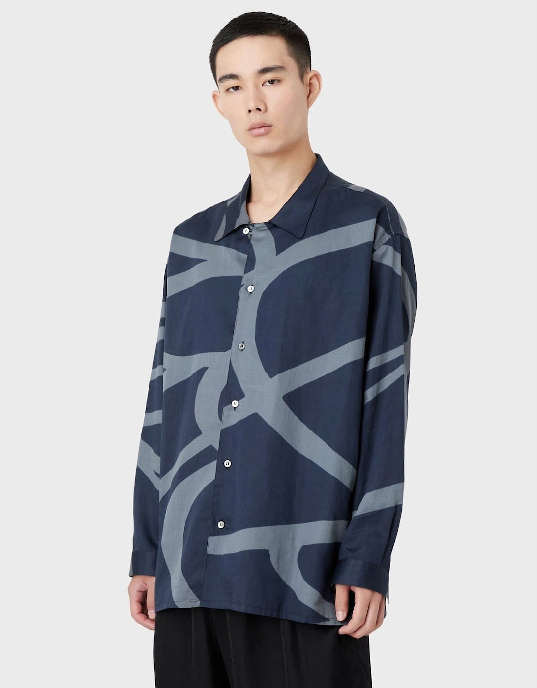 Abstract Print Long Sleeve Shirt, 6 of 5