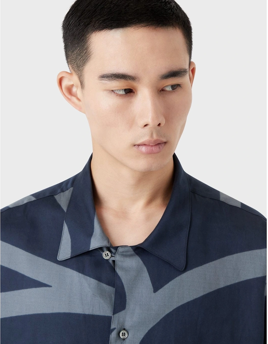 Abstract Print Long Sleeve Shirt