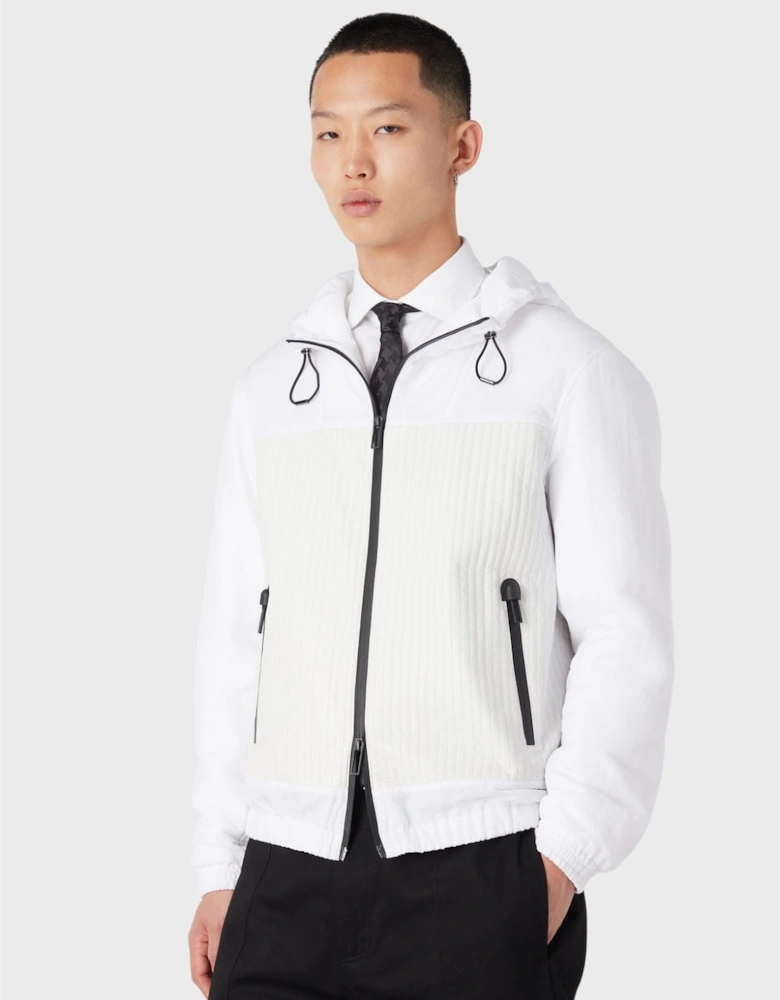 Nappa Leather Hooded Jacket