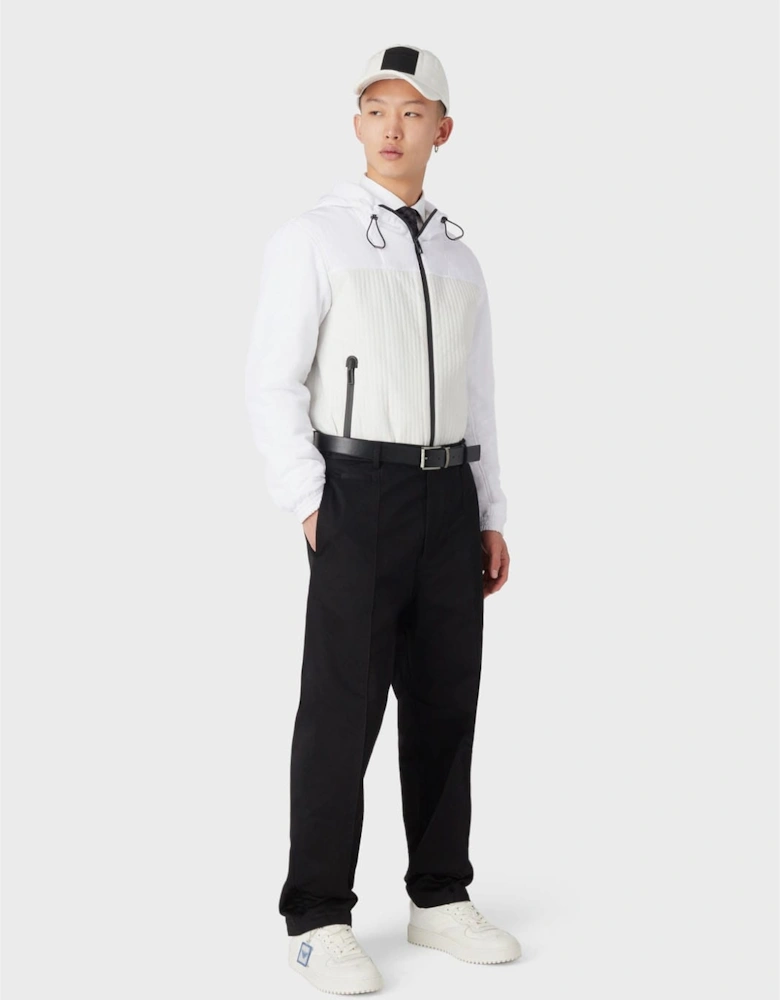 Nappa Leather Hooded Jacket