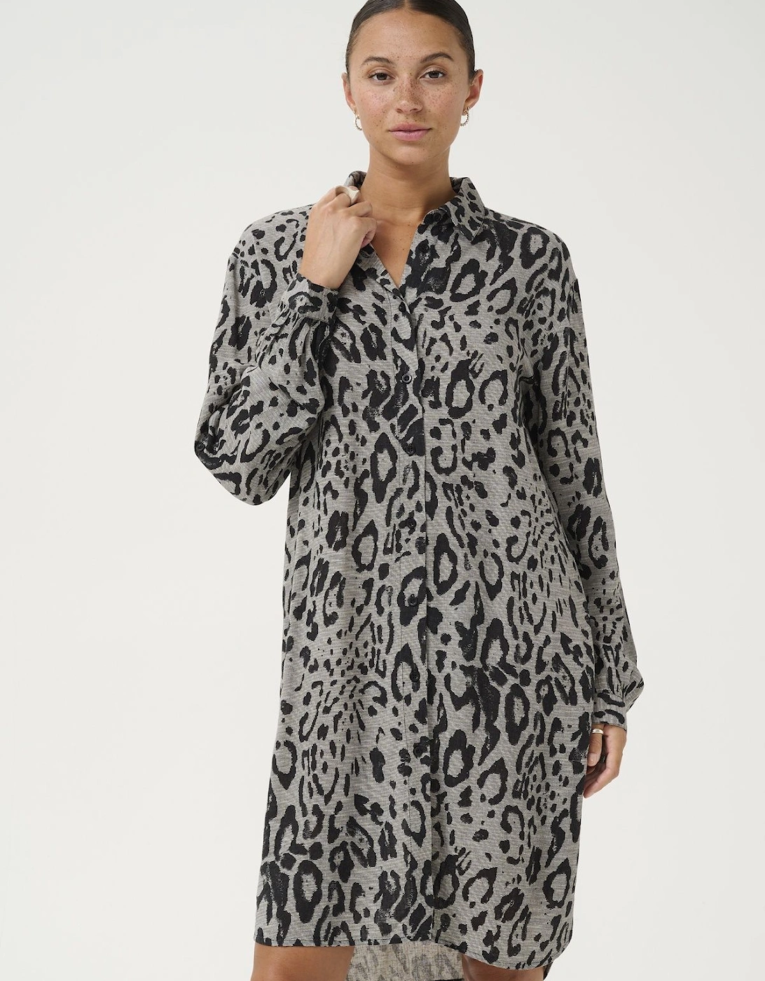 Milia Mid-Thigh Length Shirt Dress, 2 of 1