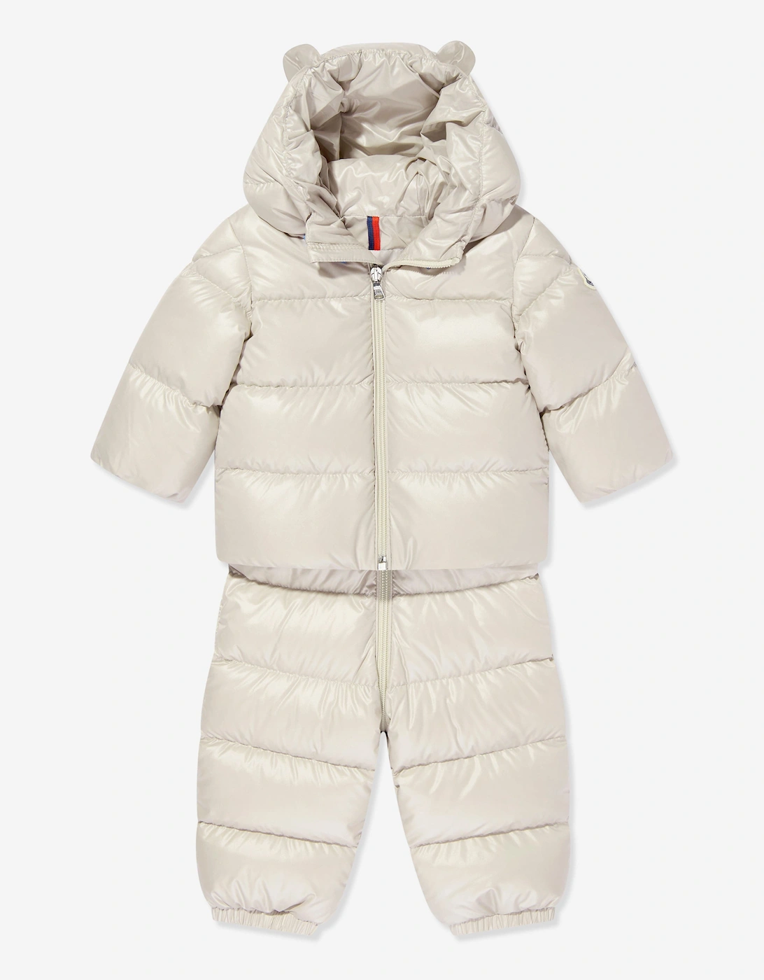 Enfant Baby Down Padded Snowsuit in Beige