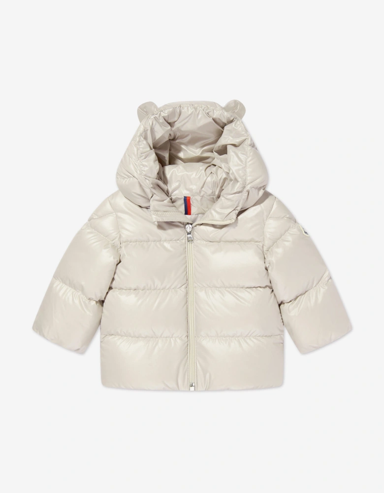 Enfant Baby Down Padded Snowsuit in Beige
