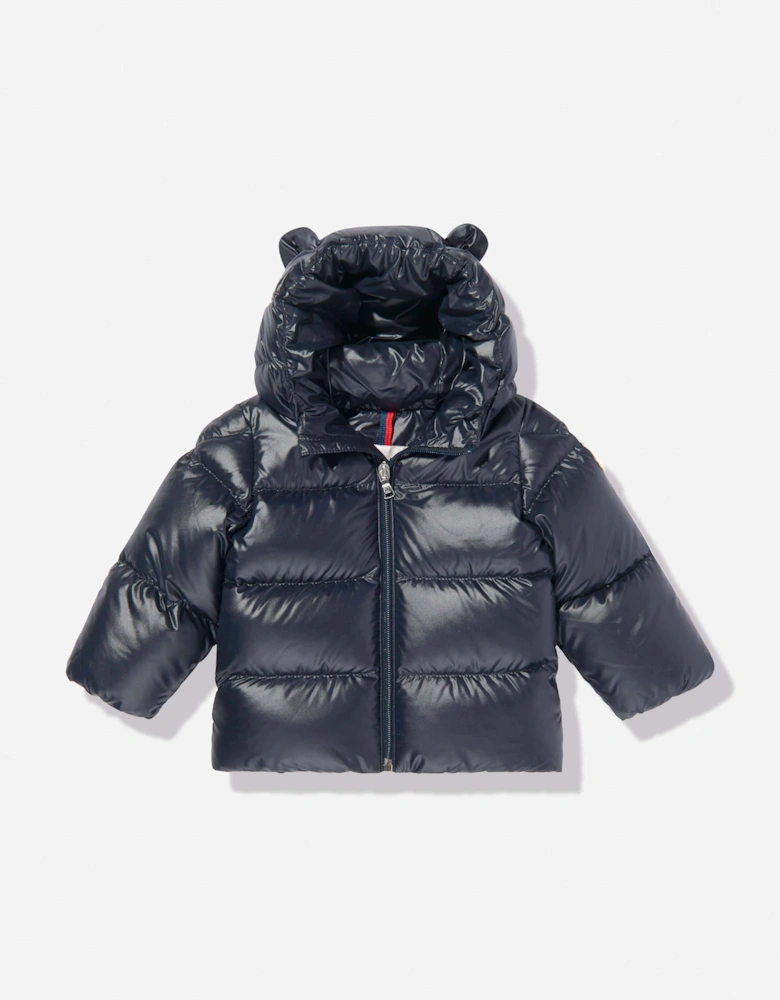 Enfant Baby Down Padded Snowsuit in Navy