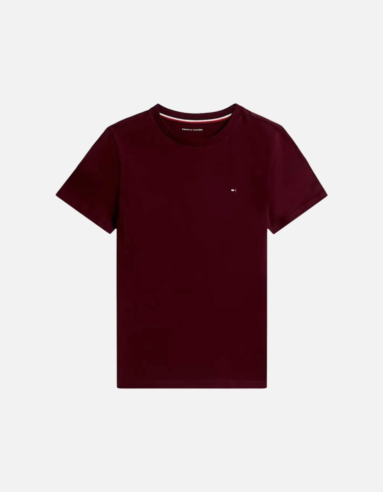 2-Pack Flag Logo Boys T-Shirts, Burgundy/Blue