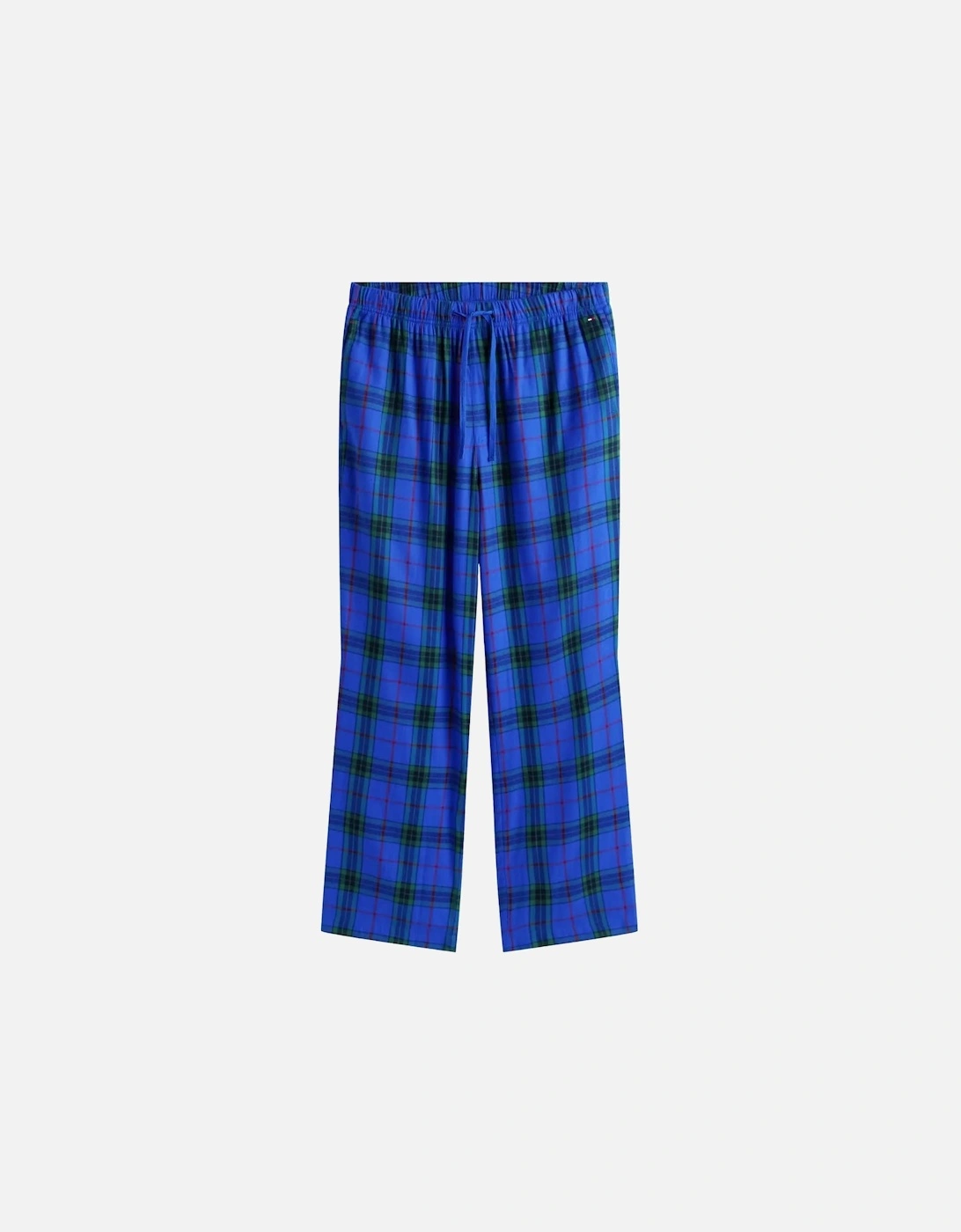 Plaid Check Pyjamas & Slippers Gift Set, Noble Blue