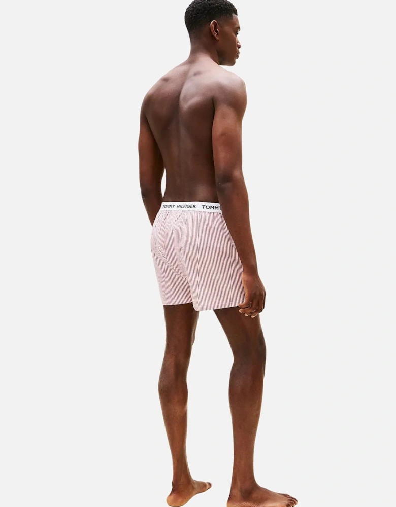 TH Heritage Stripe Woven Boxer Shorts, Red