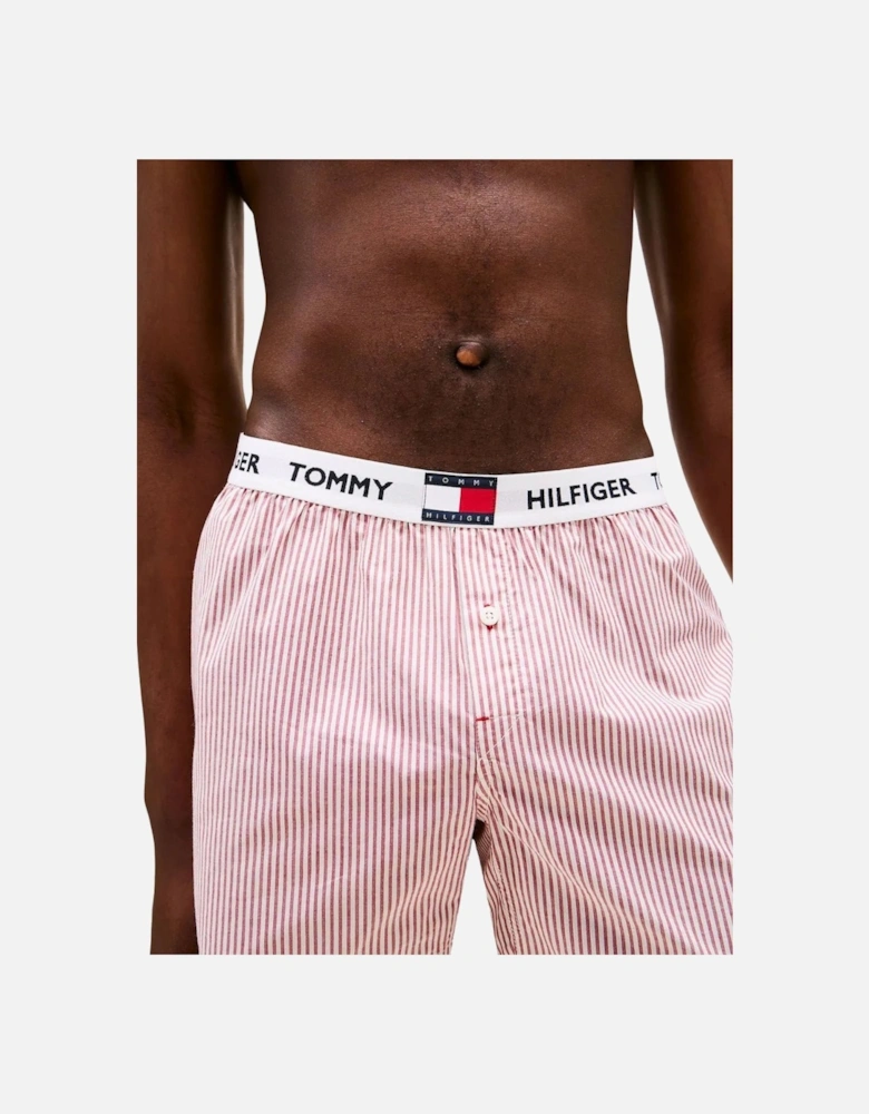 TH Heritage Stripe Woven Boxer Shorts, Red