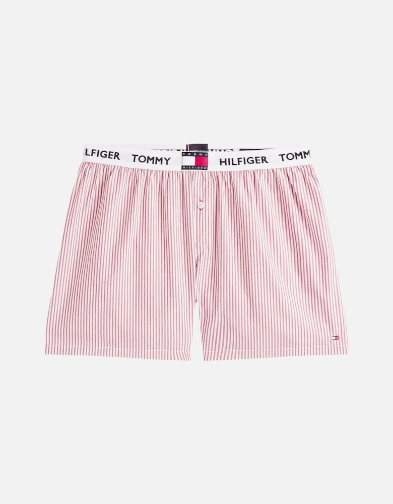 TH Heritage Stripe Woven Boxer Shorts, Red