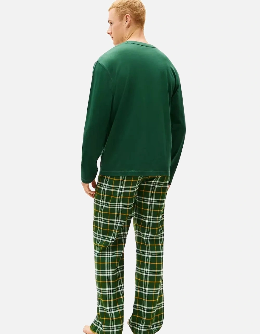 Tartan Flannel Pyjama Set, Orion Green