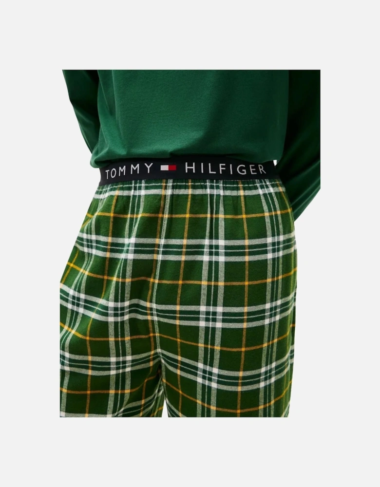 Tartan Flannel Pyjama Set, Orion Green