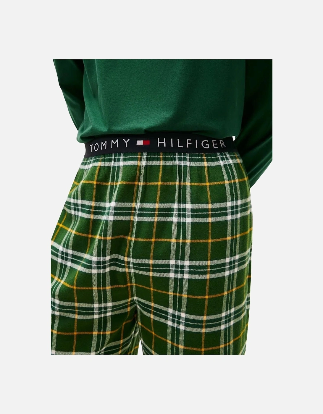 Tartan Flannel Pyjama Set, Orion Green