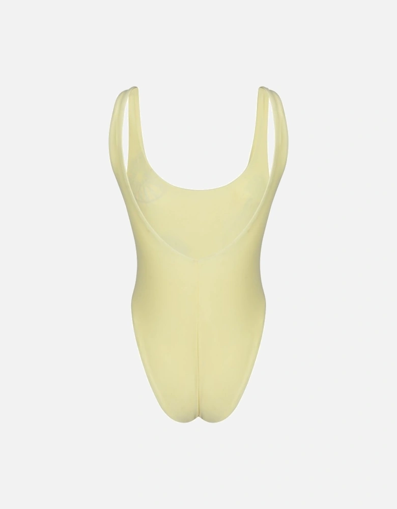 Orca Hand Beaded Yellow Swimsuit