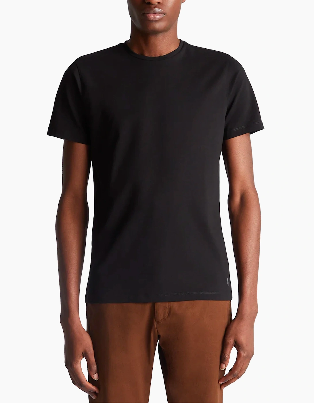 Remus Uomo Men's Remus Uomo Plain T-Shirt BLACK