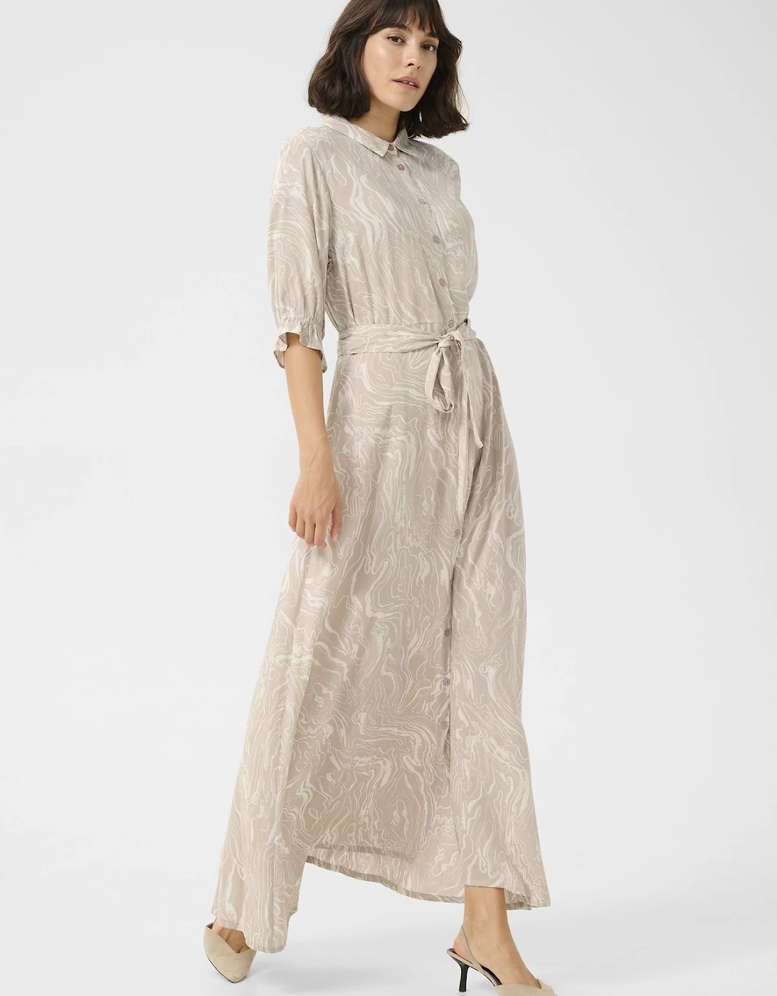 KAmira Printed Weave Shirt Dress, 2 of 1