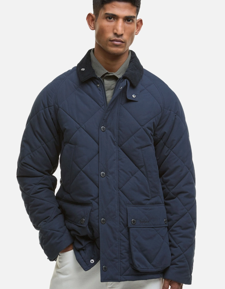 BEDALE QUILTED JACKET NAVY