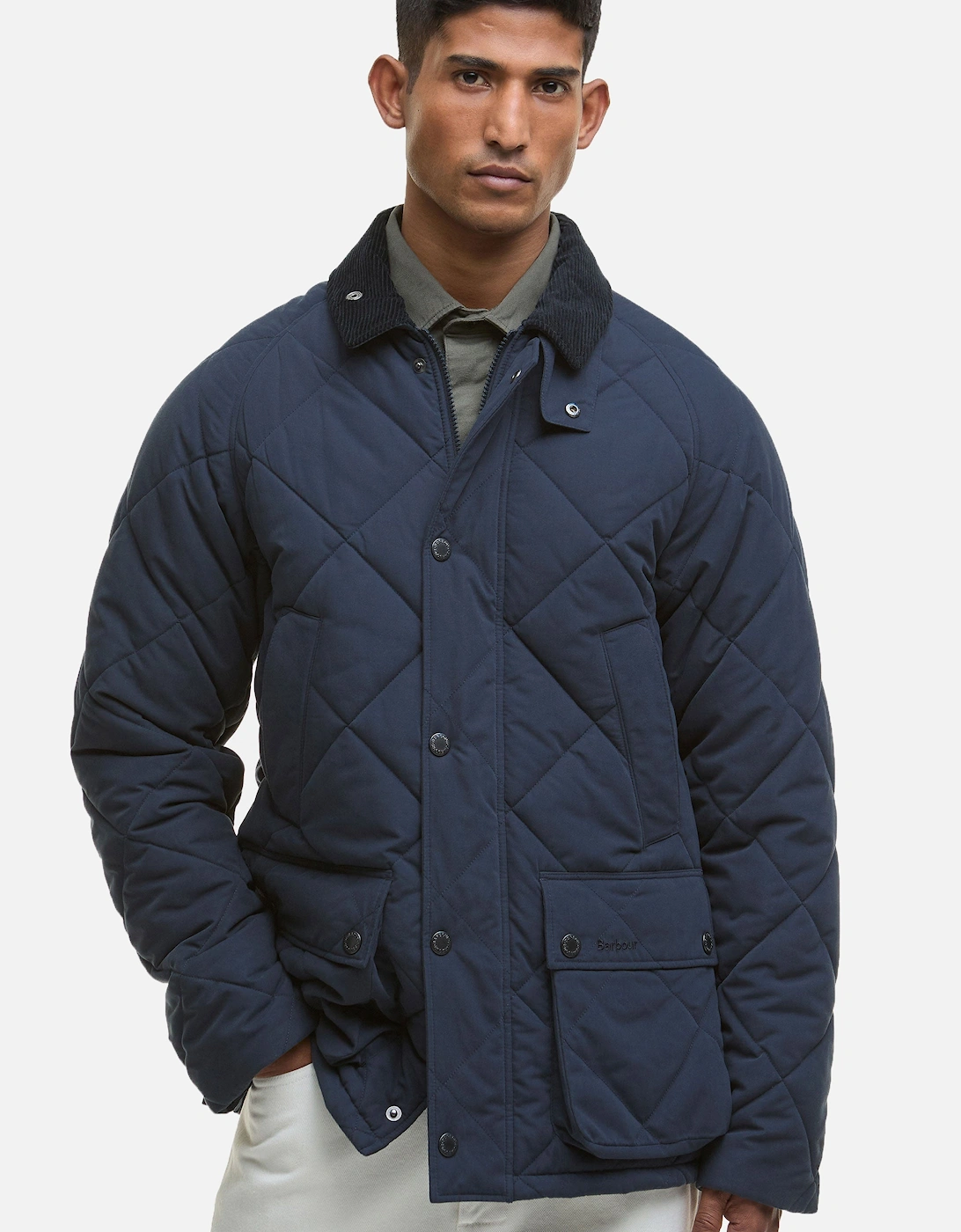 BEDALE QUILTED JACKET NAVY
