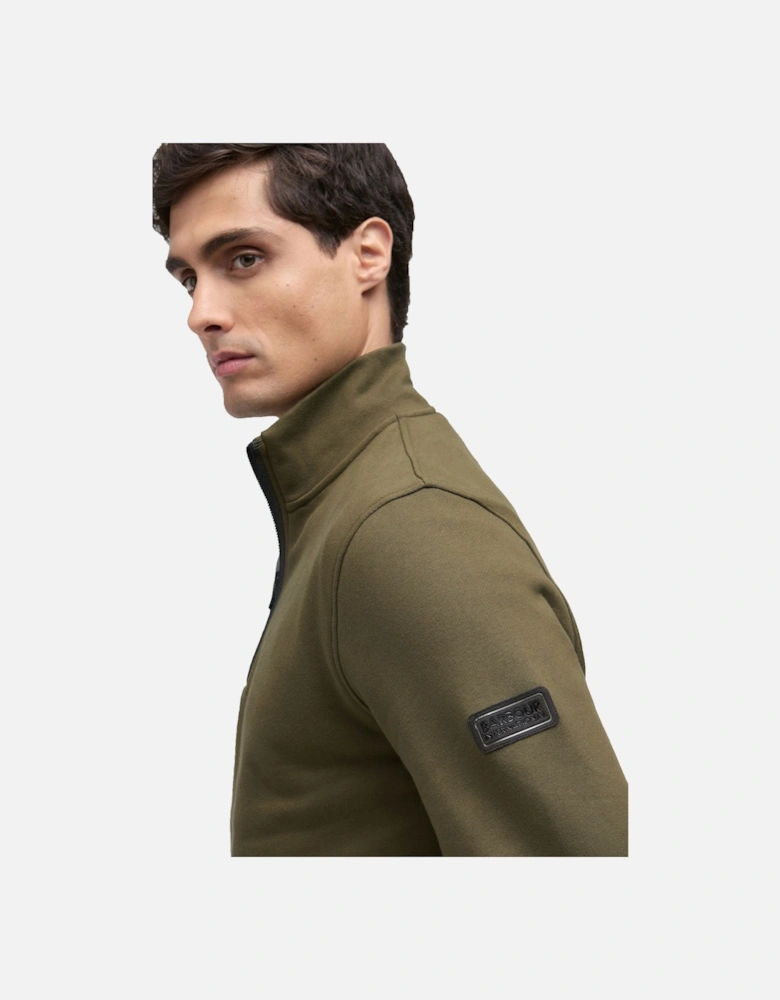 RUFFORTH HALF ZIP LIGHT SAGE