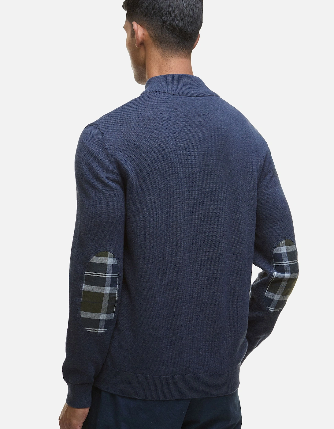 AVOCH HALF ZIP NAVY MARL