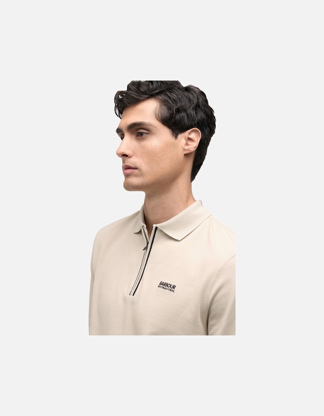 MARSHALL LONG SLEEVE POLO MIST