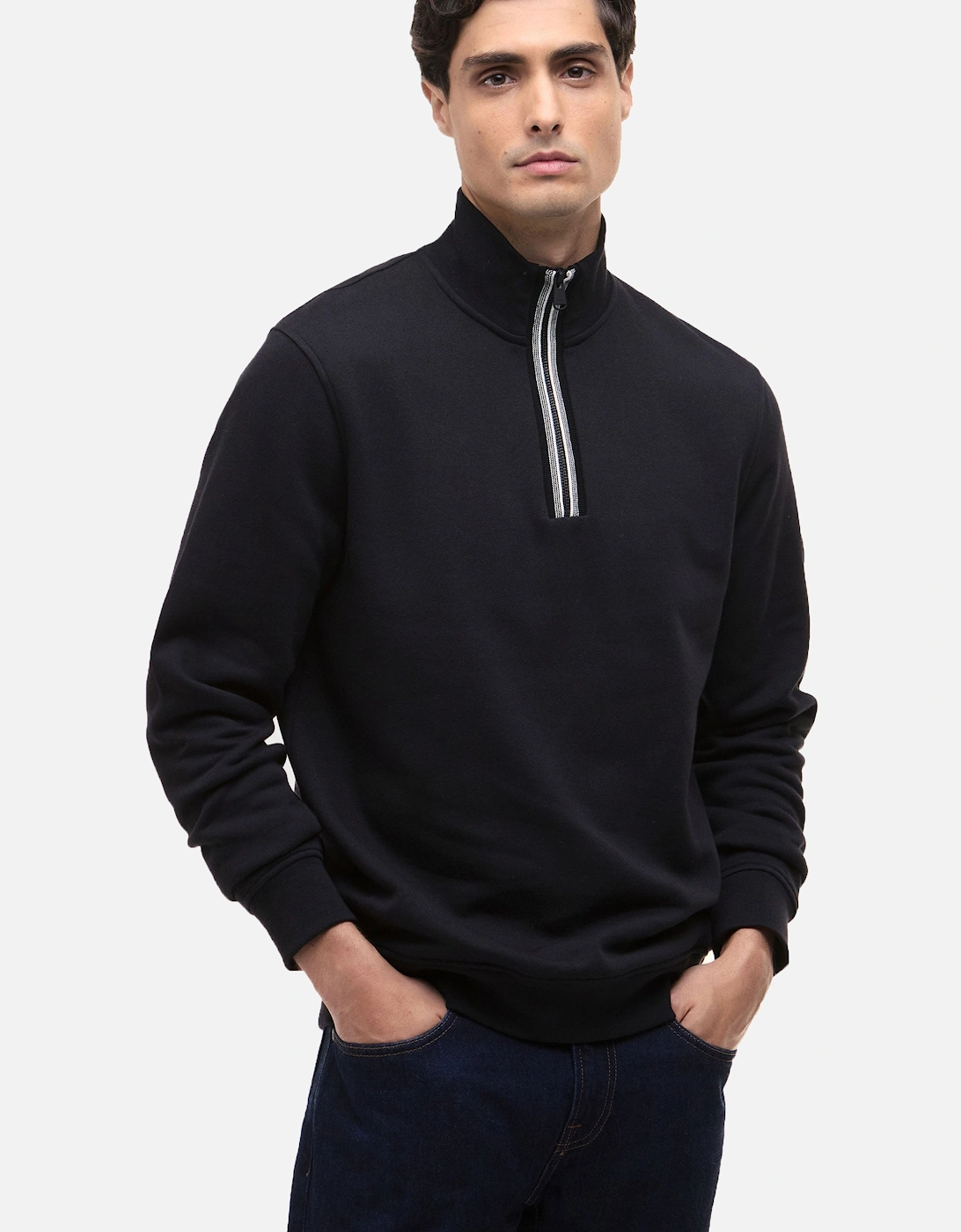 RUFFORTH HALF ZIP BLACK