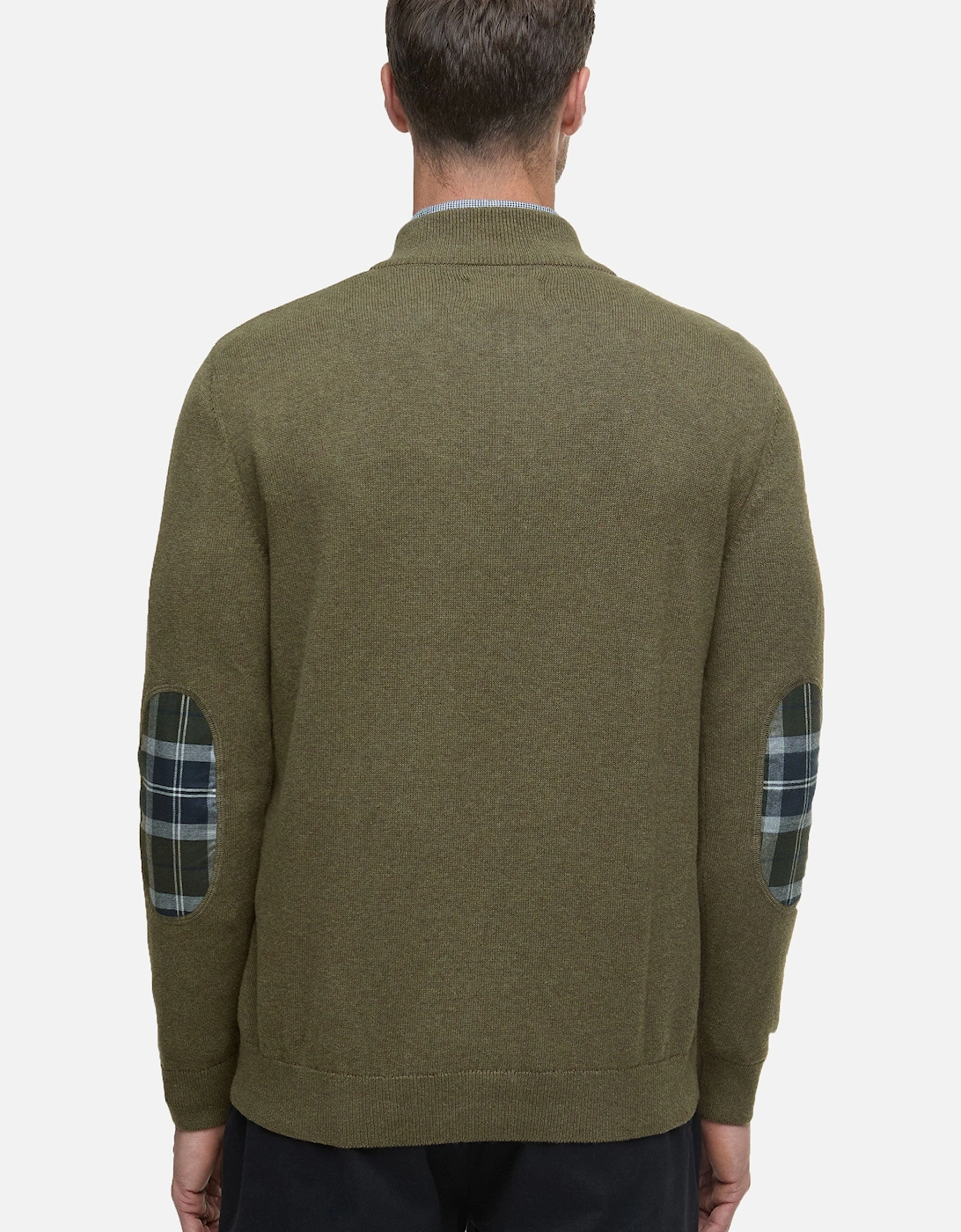 AVOCH HALF ZIP OLIVE MARL