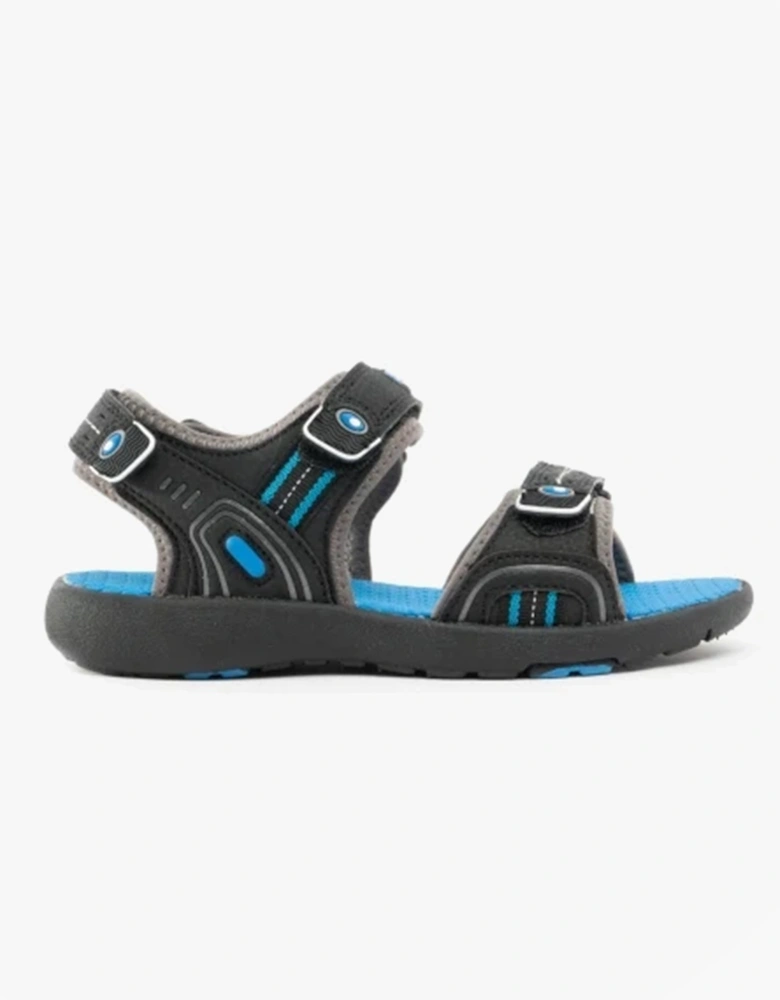 MARIO Kids Touch Fasten Sandals Black