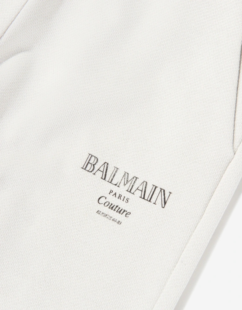 Kids Logo Joggers in Beige