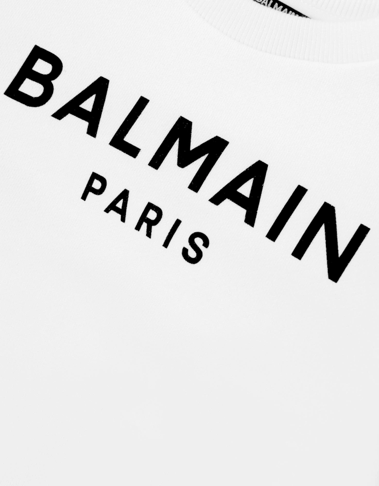 Kids Logo Sweatshirt in White