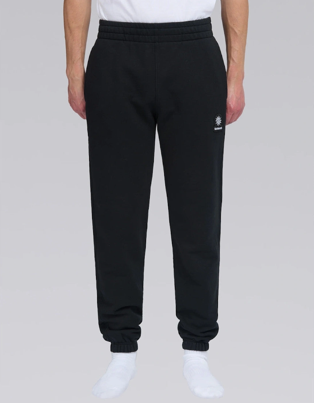 Elasticated Cuff Sweat Pant Black