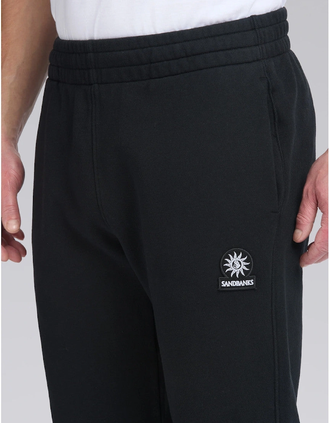 Elasticated Cuff Sweat Pant Black