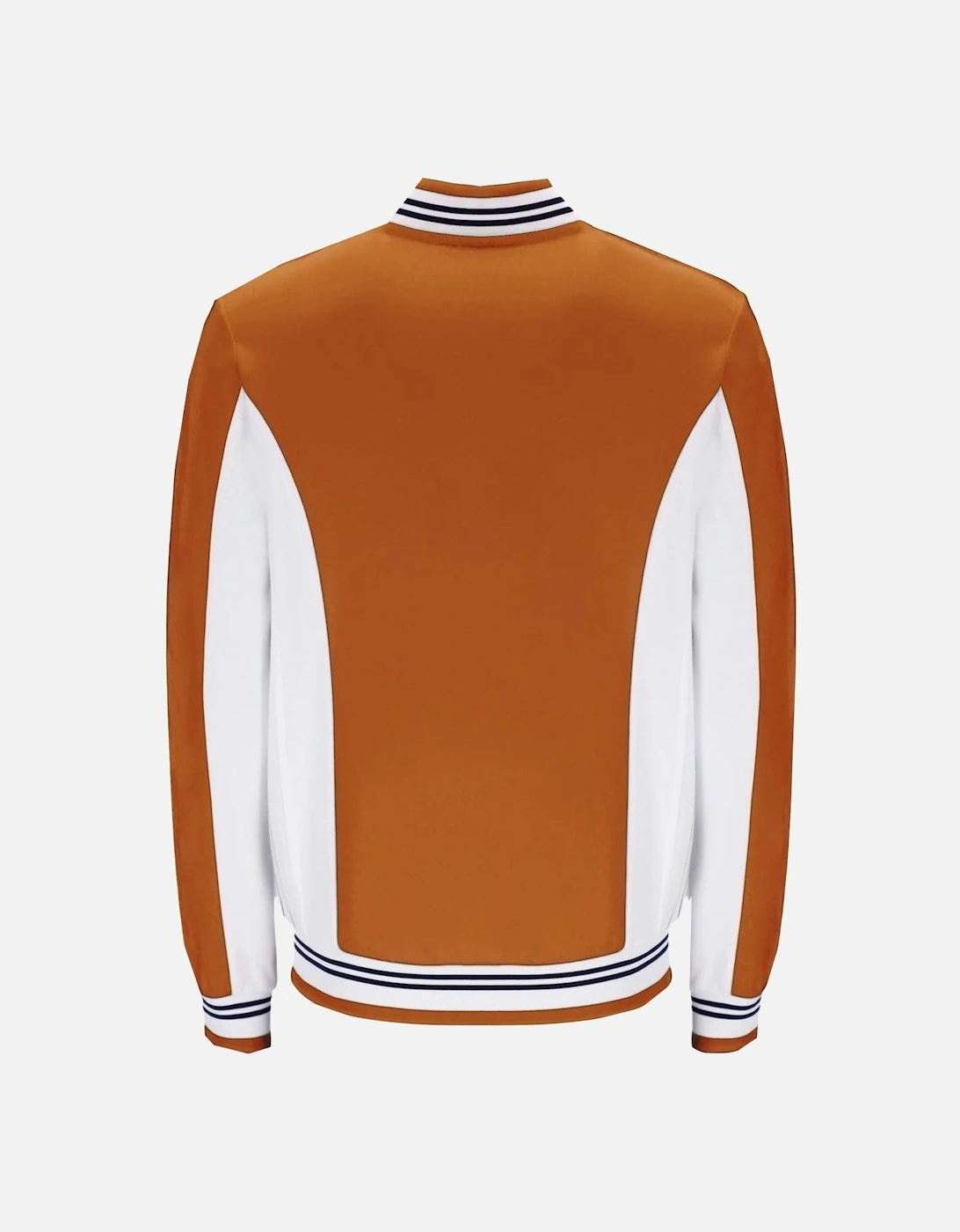 Settanta Baseball Track Top Jacket Pumpkin Spice/Gardenia/Black