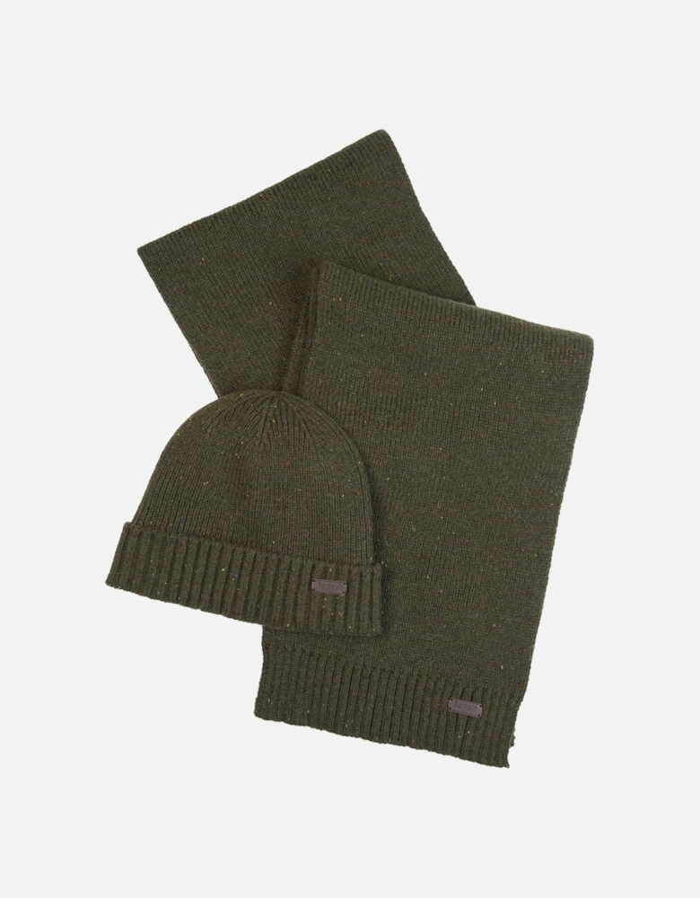 Carlton Fleck Beanie & Scarf Set