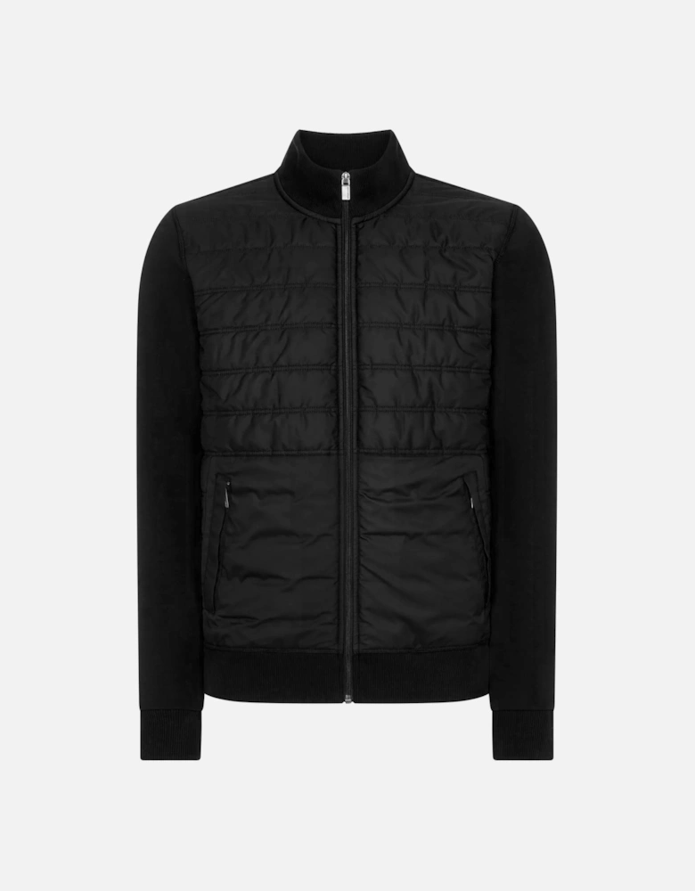 ls hybrid jacket top BLACK
