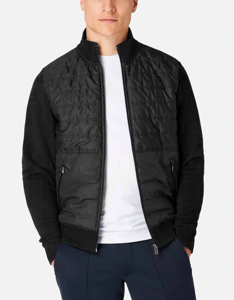 ls hybrid jacket top BLACK