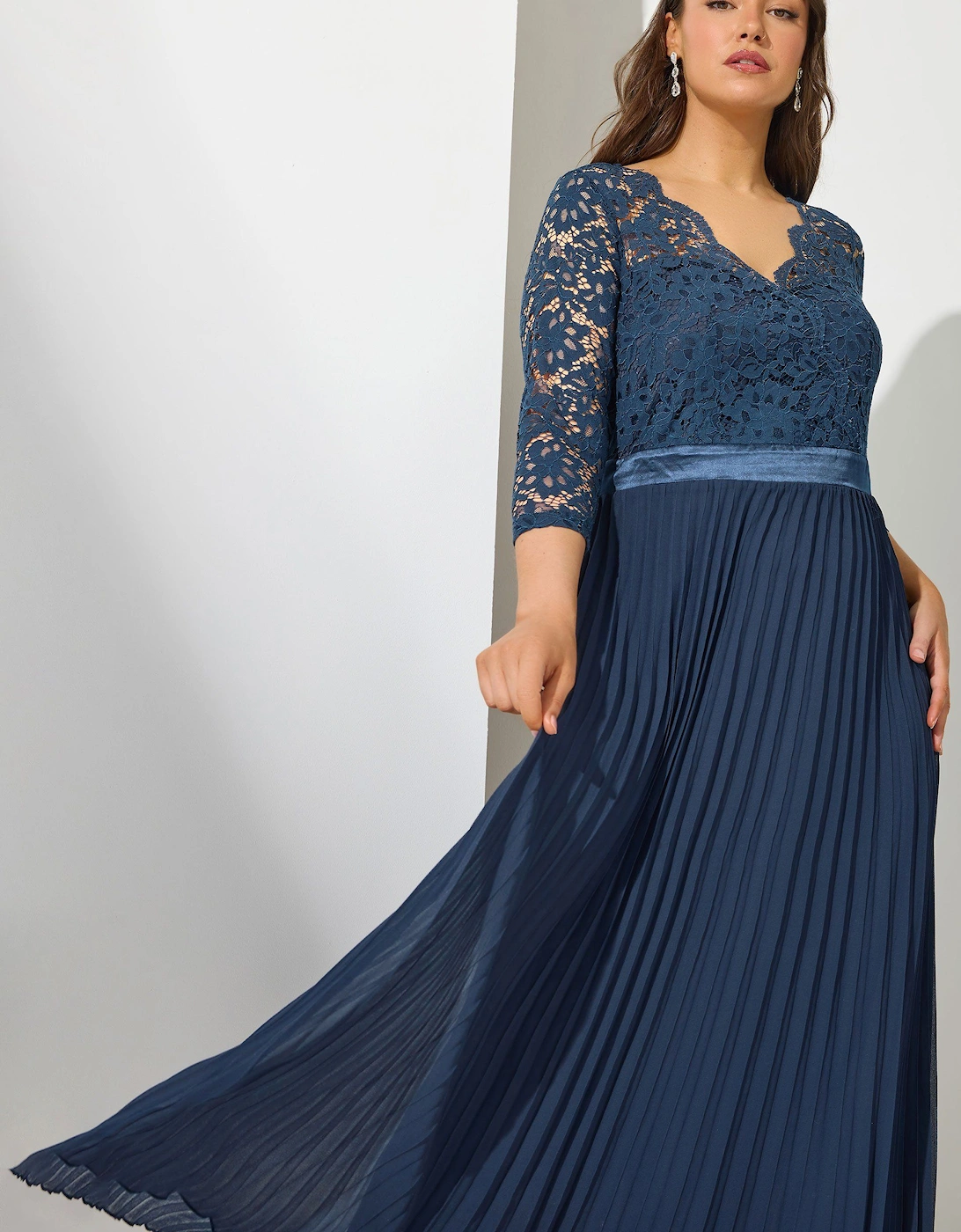 Pleated Maxi Dress, 2 of 1