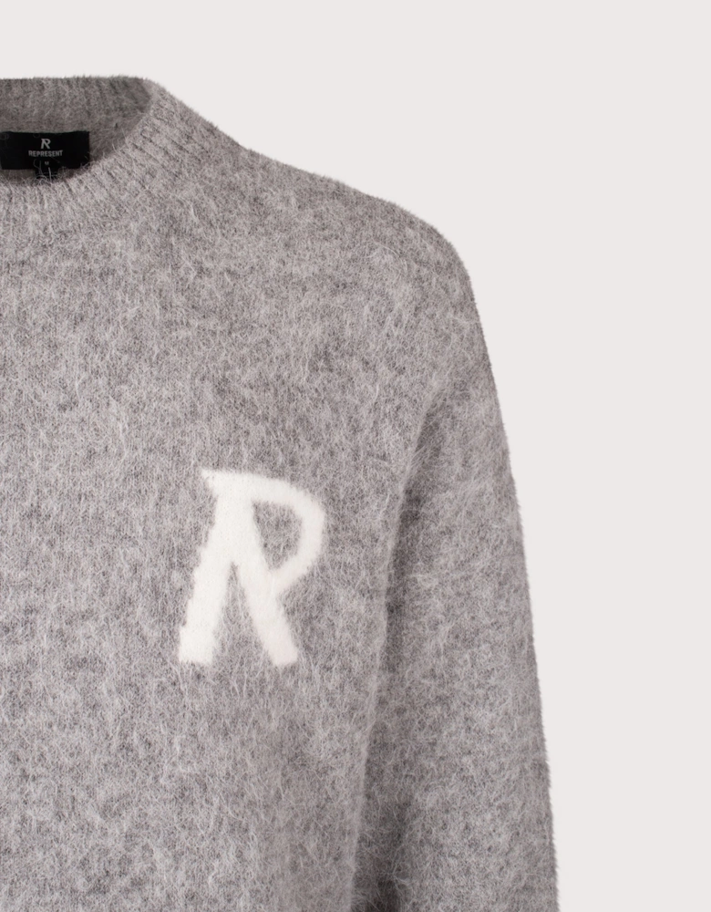Logo Knit Sweatshirt