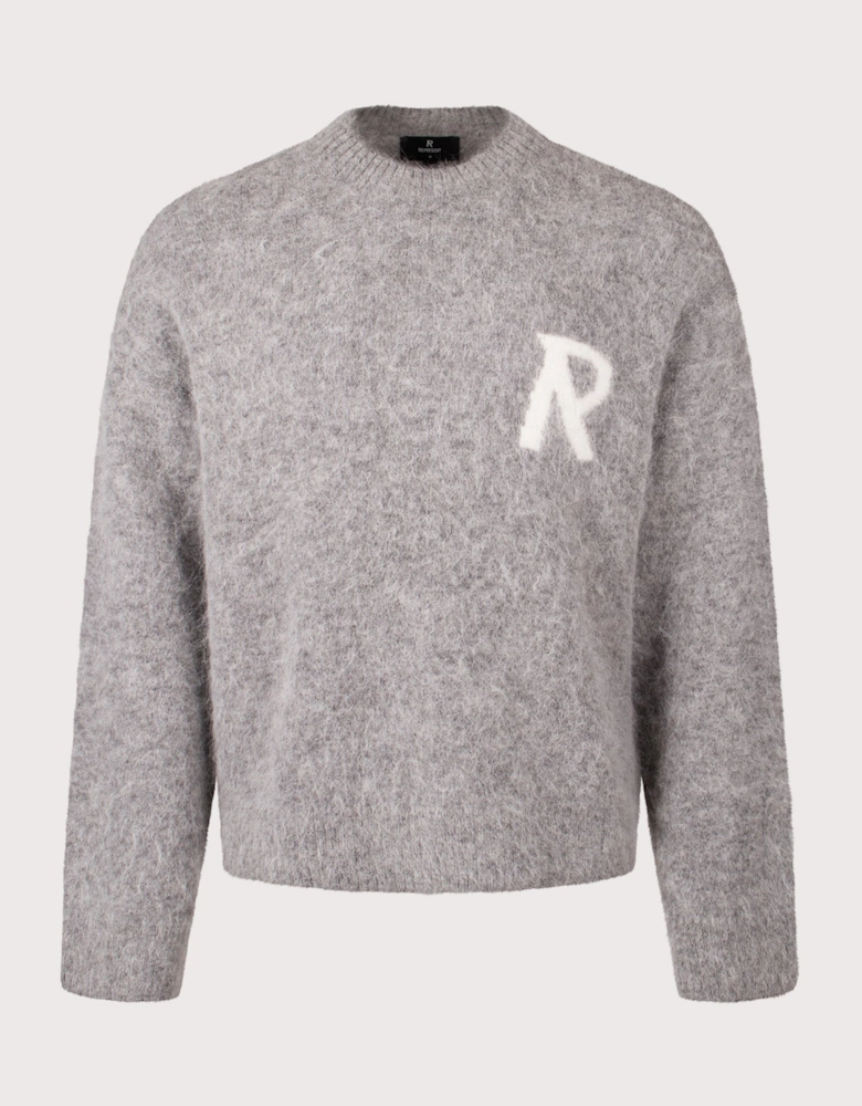 Logo Knit Sweatshirt